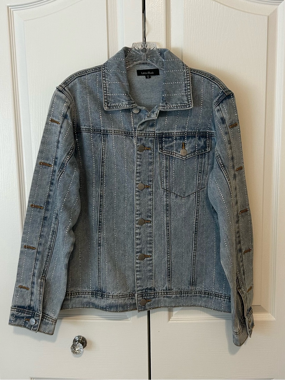 Lea & Viola Embellished Denim Jacket